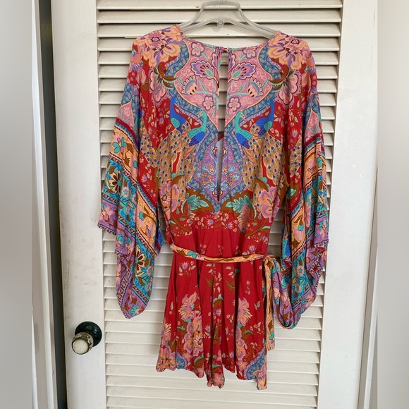 🦄🦄🦄 Spell and the Gypsy Red Ruby Lotus Playsuit Romper XS - Picture 3 of 9